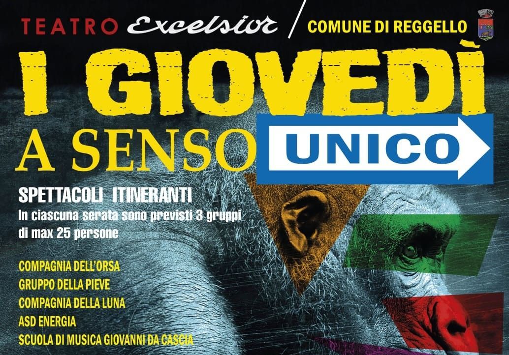 I GIOVEDÌ A SENSO UNICO  spettacoli itineranti