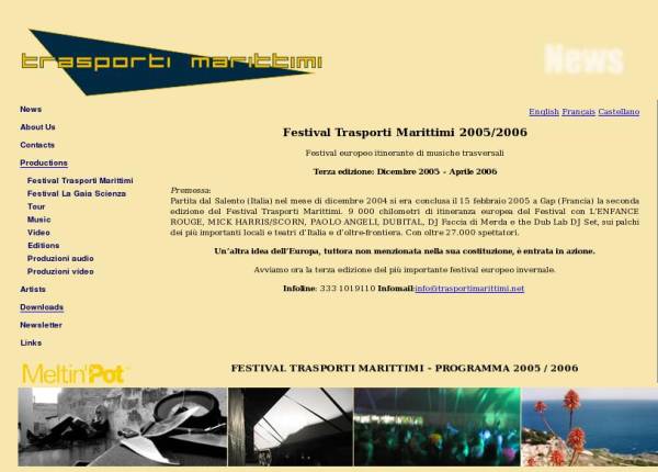 Festival Trasporti Marittimi 2005/2006